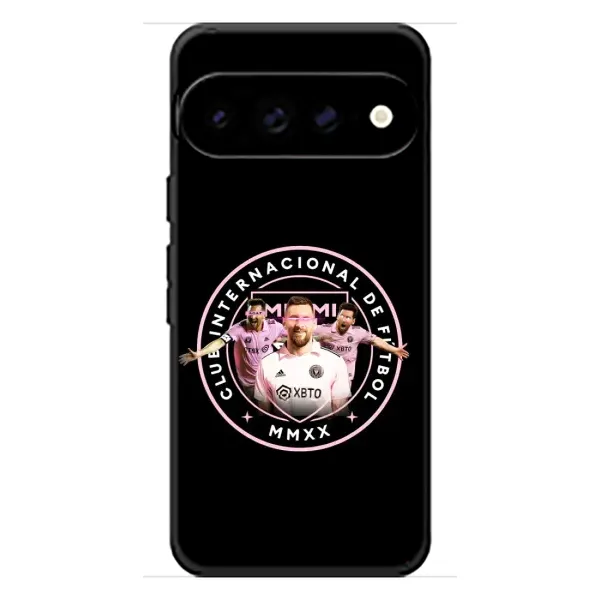Чехол с принтом «Месси в лого» для Google Pixel 11 Pro XL Чехол с принтом «Месси в лого» для Google Pixel 11 Pro XL