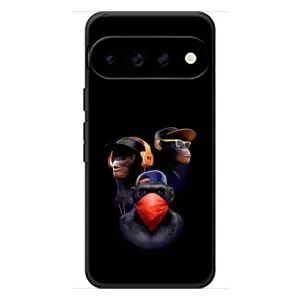 Чехол с Обезьянами Google Pixel 11 Pro XL - (AlphaPrint) (Три обезьяны)
