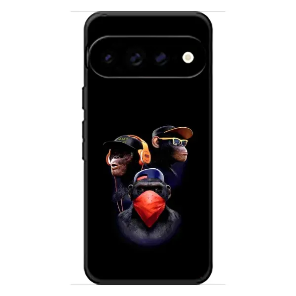 Чехол с принтом «Три обезьяны» для Google Pixel 11 Pro XL