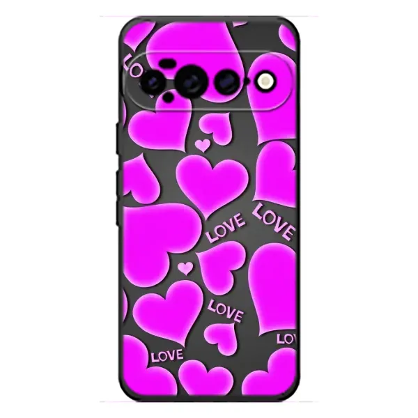 Чехол с принтом «Pink hearts» для Google Pixel 11 Pro XL Чехол с принтом «Pink hearts» для Google Pixel 11 Pro XL