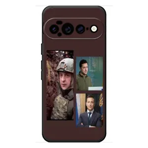 Чехол для Google Pixel 11 Pro XL (AlphaPrint - с принтом Зеленского) (Президент)
