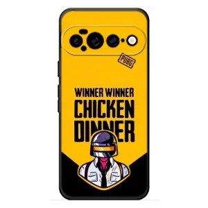 Чехол PUBG для Гугл Пиксель 11 Про ХЛ (AlphaPrint) (Pubg шлем)