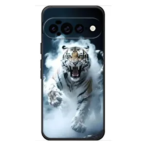 Чохол з принтом «Білий тигр у диму» для Google Pixel 11 Pro XL