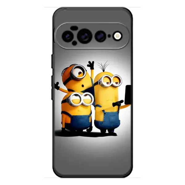 Чехол с принтом «Три миньона» для Google Pixel 11 Pro XL Чехол с принтом «Три миньона» для Google Pixel 11 Pro XL