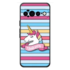 Чехол для Гугл Пиксель 11 Про ХЛ - (Единорожки - Новинки) (AlphaPrint) (Unicorn)