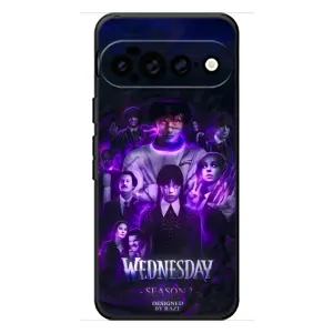 Чехол с дизайном Венздей 2 на Google Pixel 11 Pro XL (Фиолетовая магия Уэнздей)