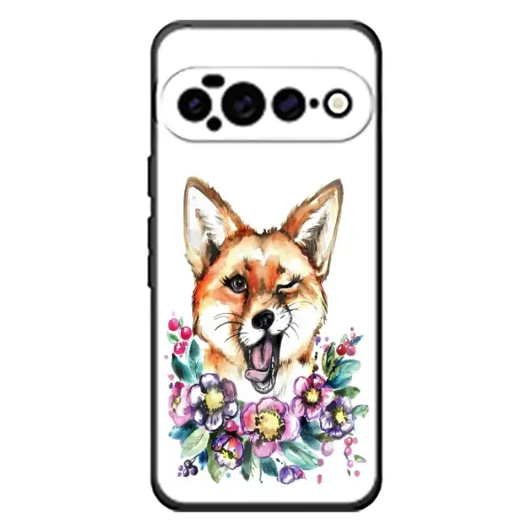Чехол с принтом «Веселая лисичка» для Google Pixel 11 Pro XL Чехол с принтом «Веселая лисичка» для Google Pixel 11 Pro XL