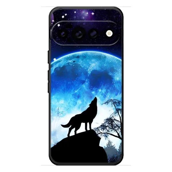Чехол с принтом «Волк на луну» для Google Pixel 11 Pro XL Чехол с принтом «Волк на луну» для Google Pixel 11 Pro XL