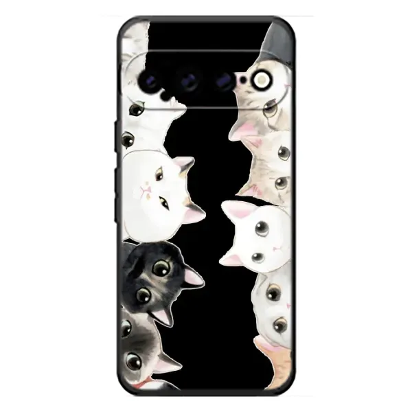 Чехол с принтом «Взгляд котов» для Google Pixel 11 Pro XL Чехол с принтом «Взгляд котов» для Google Pixel 11 Pro XL