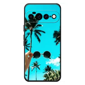 Силиконовый чехол с КАРТИНКАМИ лето для Google Pixel 11 Pro XL (AlphaPrint) (Взгляд лето)