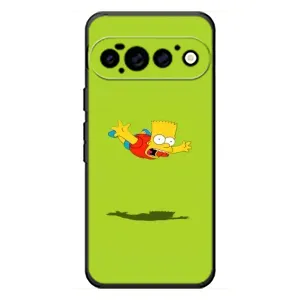 Чехол с Симпсонами для Google Pixel 11 Pro (VPrint) (Барт Симпсон)