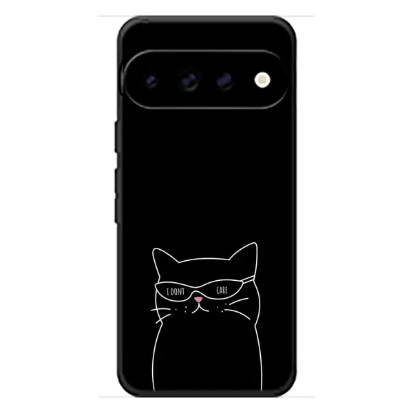 Чехол с принтом «Равнодушный кот» для Google Pixel 11 Pro