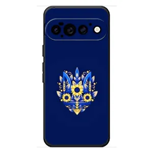 Чохли для Google Pixel 11 Pro Укр. Символіка (AlphaPrint) (Квітковий Герб)