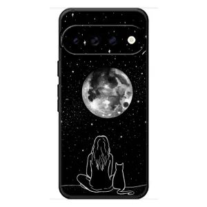 Чохол з малюнком кіт на Google Pixel 11 Pro (Дівчина з котом)