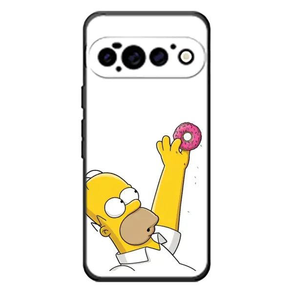Чохол з принтом «Гомер з пончиком» для Google Pixel 11 Pro