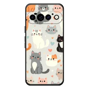 Чохол з малюнком кіт на Google Pixel 11 Pro (Колаж котів)