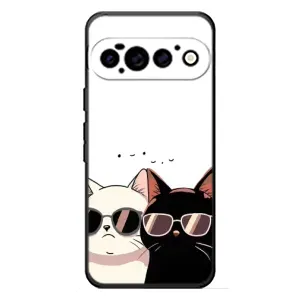 Чохол з малюнком кіт на Google Pixel 11 Pro (Коти в окулярах)