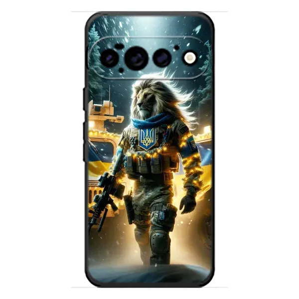 Чохол з принтом «ЛЕВ ЗСУ» для Google Pixel 11 Pro