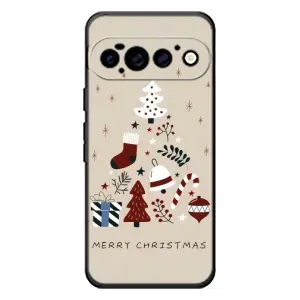 Рождественские, Праздничные Чехлы для Гугл Пиксель 11 Про (Merry Christmas)
