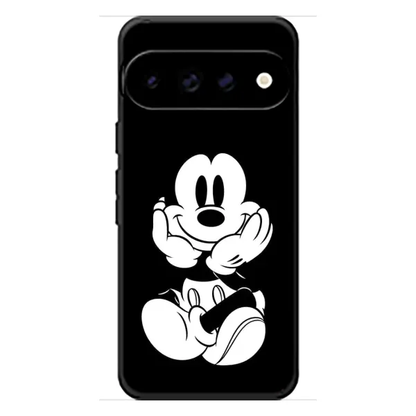 Чехол с принтом «Микки на черном» для Google Pixel 11 Pro Чехол с принтом «Микки на черном» для Google Pixel 11 Pro