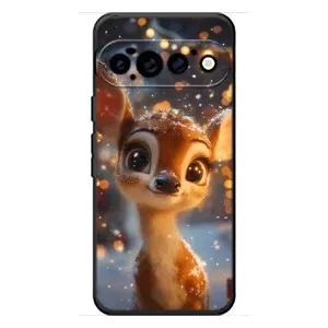 Чехол с принтом «Олененок среди гирлянд» для Google Pixel 11 Pro