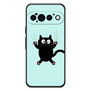Чохол з принтом для Google Pixel 11 Pro (AlphaPrint) Модні коти (Падаючий кіт)