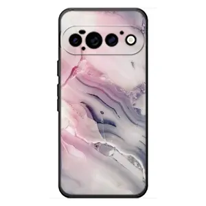 Мраморный чехол на Google Pixel 11 Pro (VPrint) (Пурпурный Мрамор)