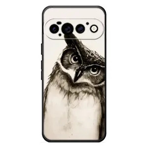 Чехол с птицами на Google Pixel 11 Pro (VPrint) (Сова)