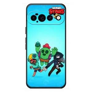 Чехлы Brawl Stars для Google Pixel 11 Pro (AlphaPrint) (Трио героев)