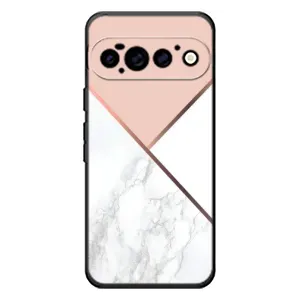 Мраморный чехол на Google Pixel 11 Pro (VPrint) (Тройной мрамор)