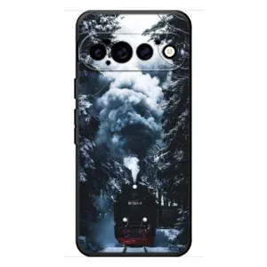 Чохол з принтом «Зимовий потяг» для Google Pixel 11 Pro