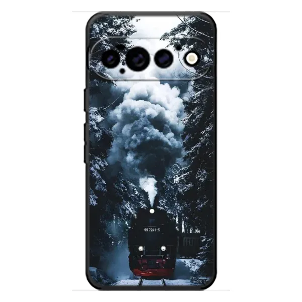 Чохол з принтом «Зимовий потяг» для Google Pixel 11 Pro