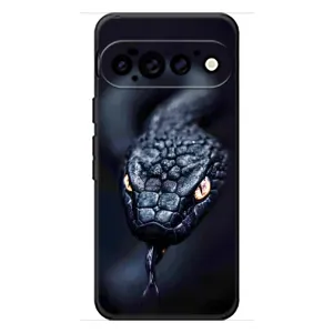 Чохол з принтом «Чорна змія» для Google Pixel 11 Pro