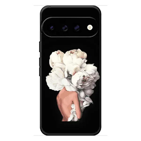 Чехол с принтом «Белые цветы» для Google Pixel 11 Чехол с принтом «Белые цветы» для Google Pixel 11