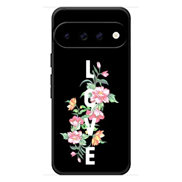 Чохол з принтом «Квіти LOVE» для Google Pixel 11 Чохол з принтом «Квіти LOVE» для Google Pixel 11