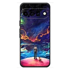Космічні Чохли для Ґуґл Піксель 11 (VPrint) (Вид Галактики)