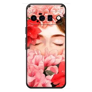Чохол з принтом «Очі в квітах» для Google Pixel 11