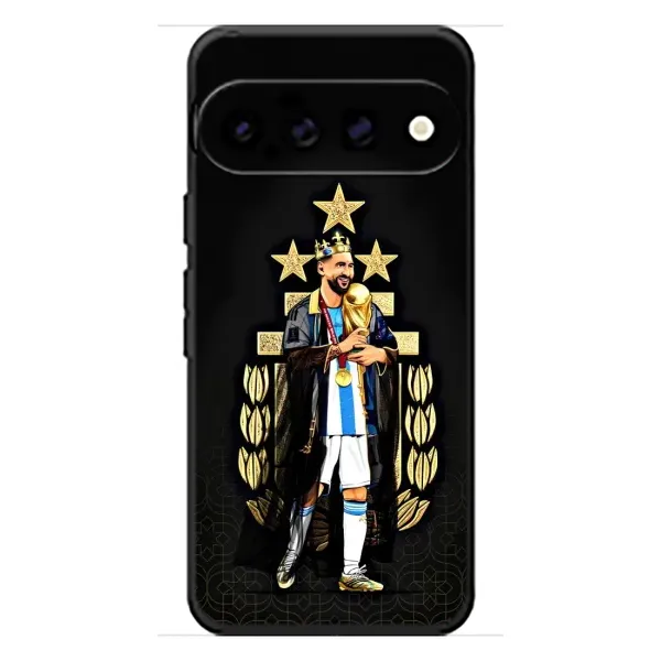 Чехол с принтом «Месси Король» для Google Pixel 11 Чехол с принтом «Месси Король» для Google Pixel 11
