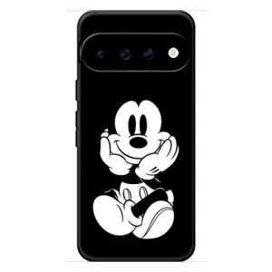 Міккі Маус чохол для Google Pixel 11 (AlphaPrint - Мультяшні) (Маус на чорному)