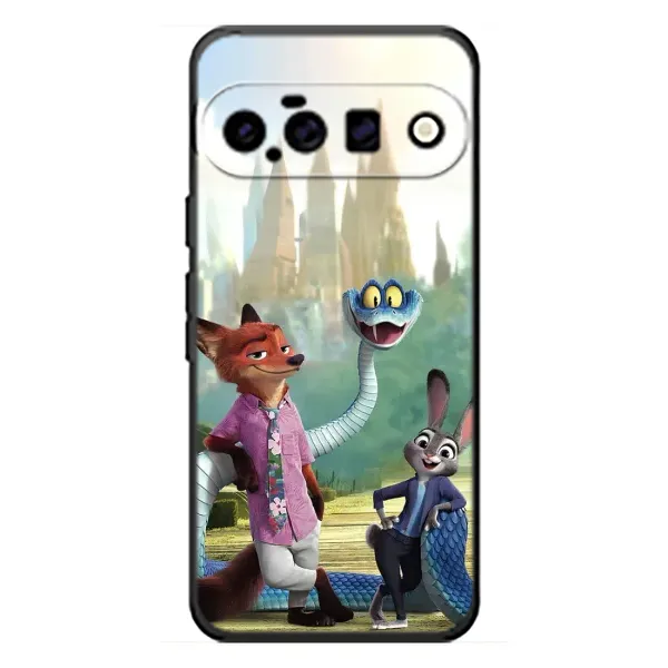 Чехол с принтом «Герои мультфильма Зверополис» для Google Pixel 11