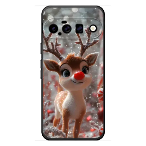 Чохол з принтом «Олень з носом» для Google Pixel 11 Чохол з принтом «Олень з носом» для Google Pixel 11