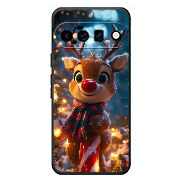 Чохол з принтом «Олень з шарфом» для Google Pixel 11 Чохол з принтом «Олень з шарфом» для Google Pixel 11