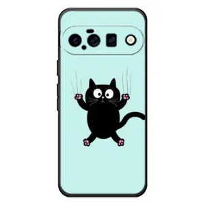 Чохол з принтом для Google Pixel 11 (AlphaPrint) Модні коти (Падаючий кіт)