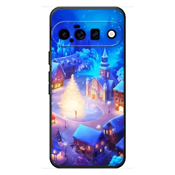 Чохол з принтом «Різдвяне місто» для Google Pixel 11