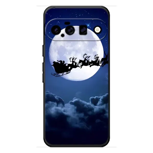 Чехол с принтом «Санта - луна» для Google Pixel 11 Чехол с принтом «Санта - луна» для Google Pixel 11
