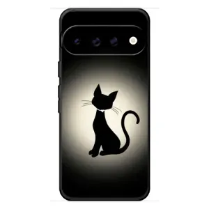 Чохол з принтом для Google Pixel 11 (AlphaPrint) Модні коти (Силует котика)