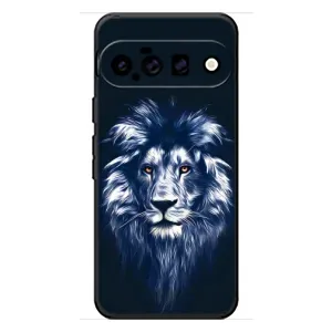 Чохол з картинкою ЛЕВ для Google Pixel 11 (VPrint) (Синій Лев)