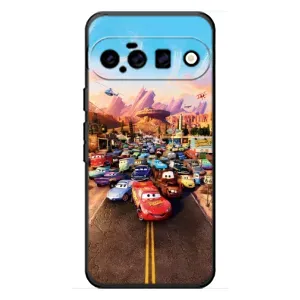 Чехол с принтом «Тачки на трассе» для Google Pixel 11