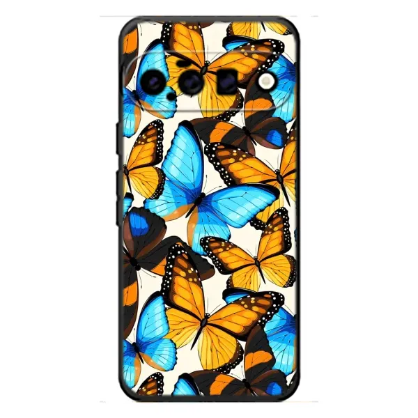 Чохол з принтом «Яскраві метелики» для Google Pixel 11