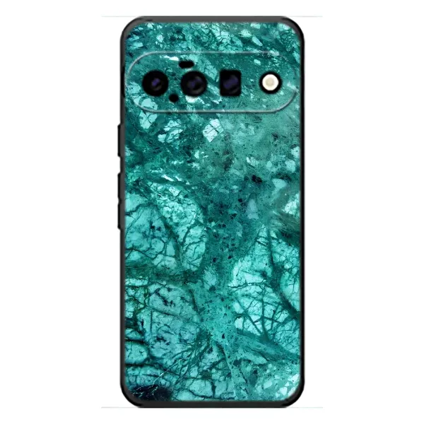 Чохол з принтом «Зелений мрамор» для Google Pixel 11